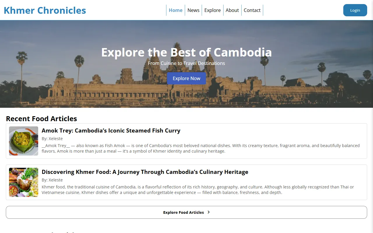 Khmer Chronicles project preview